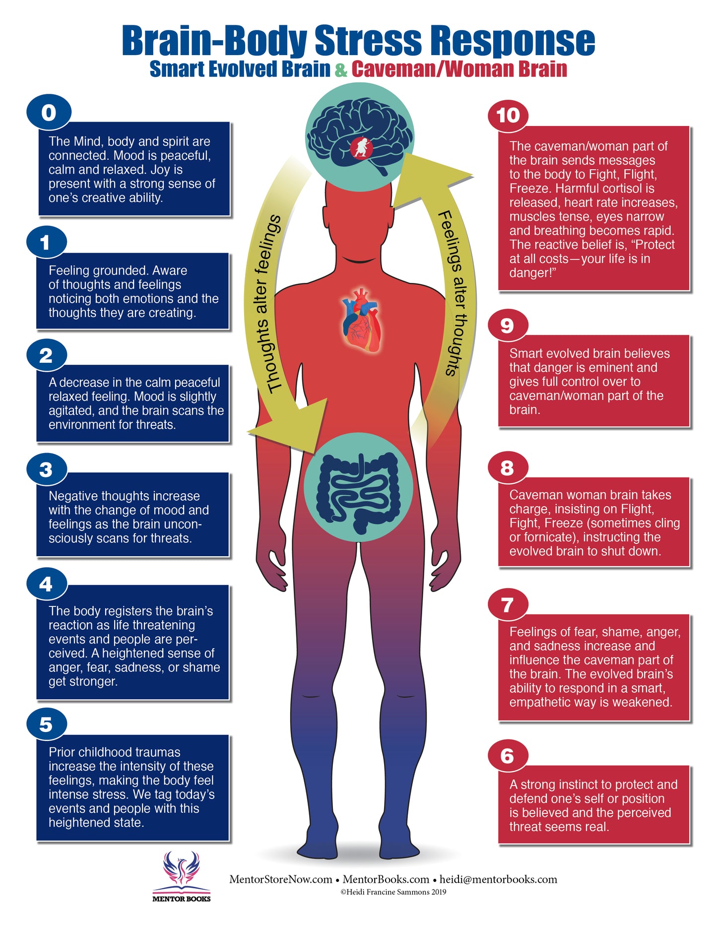 Brain Body Stress Response Chart