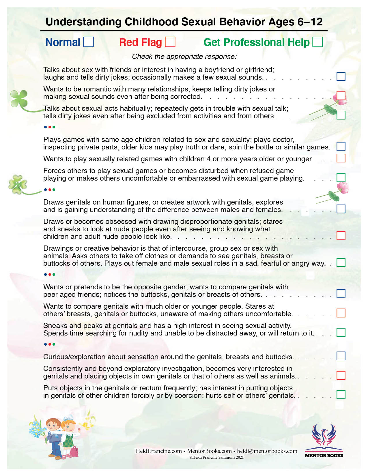 An Understanding of Childhood Sexual Behavior
