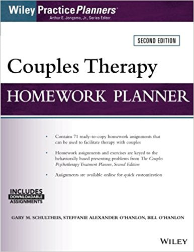 Couples Therapy Homework Planner 2nd Edition