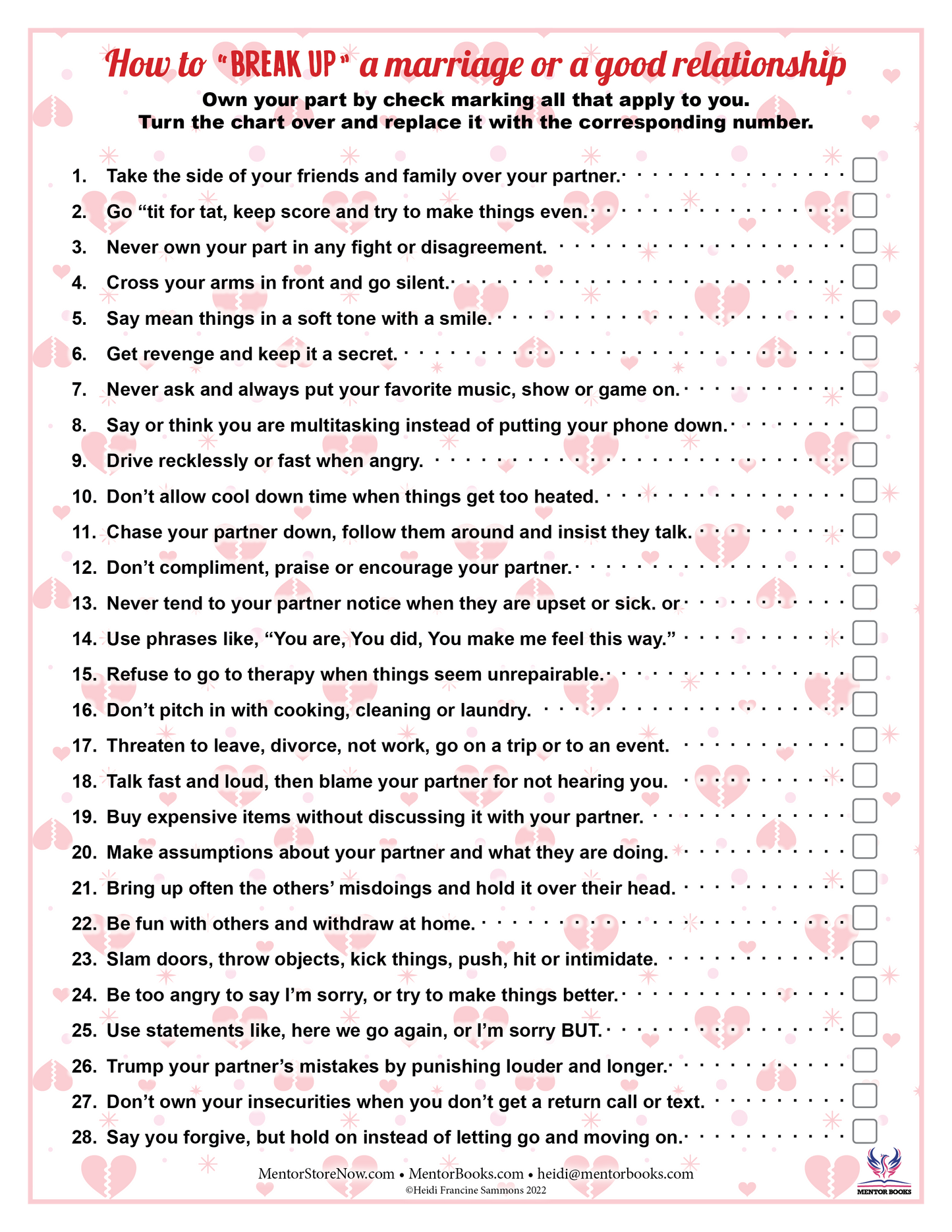 How to Break Up a Relationship